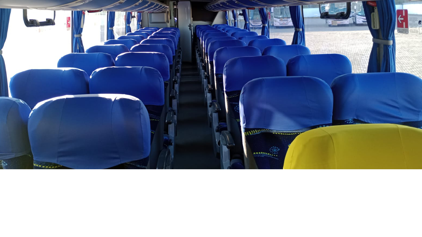 Interior do ônibus
